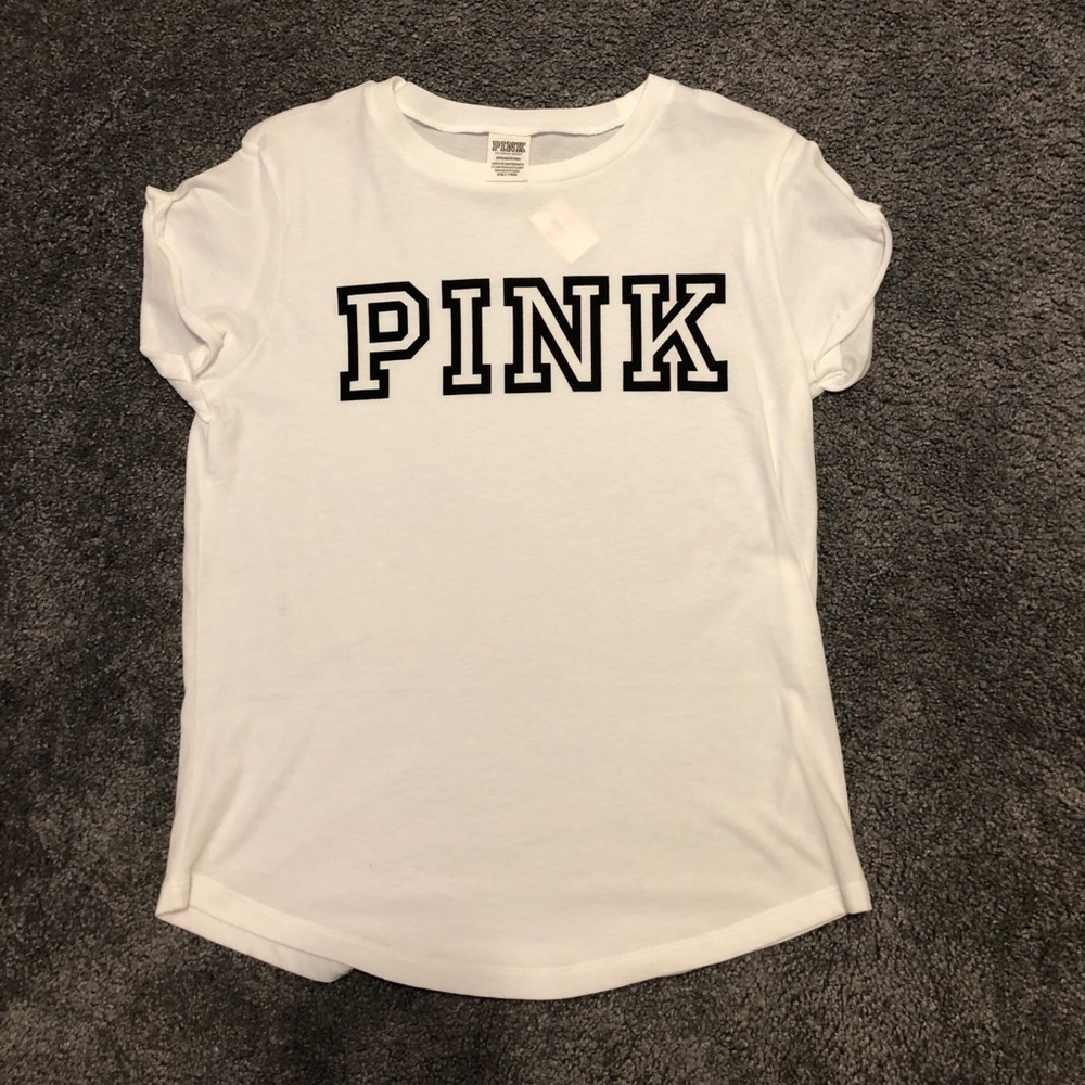 Pink White Shirt